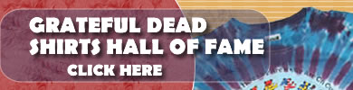 grateful dead shirts hall of fame