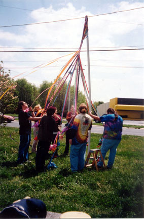 Maypole celebration