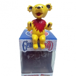 Grateful Dead Dancing Bear Yellow Bobble Buddy