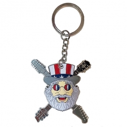 Grateful Dead Uncle Sam Jerry Metal Key Chain