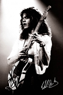Eddie Van Halen Live Poster