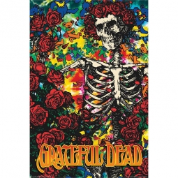 Grateful Dead Skeleton & Roses Poster