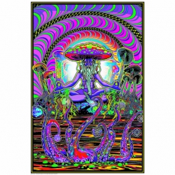 The Shroomer Black Light Poster
