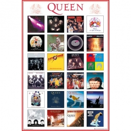 Queen Album Covers Poster