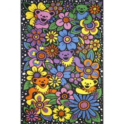 Grateful Dead Flower Bears Tapestry
