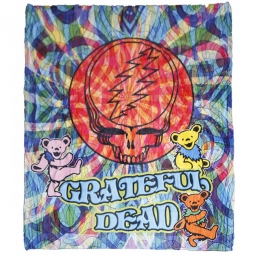 Grateful Dead SYF Swirls Fleece Blanket
