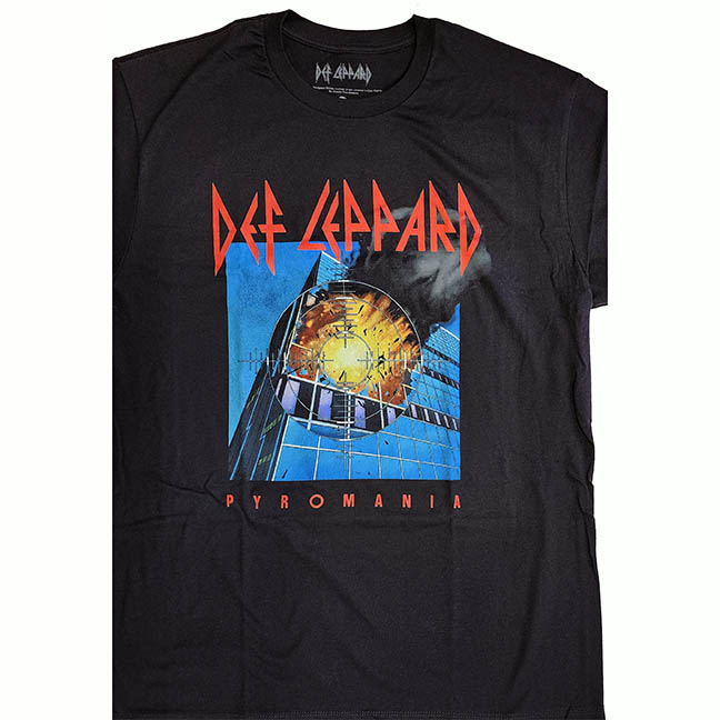 Camiseta Metal Hombre Def Leppard - Pyromania - ROCK OFF