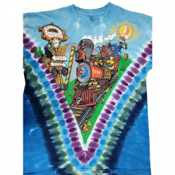 Grateful Dead Casey Jones Tie Dye Shirt
