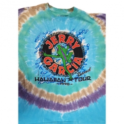 Grateful Dead JGB Hawaiian Tour 1990 Tie Dye Shirt