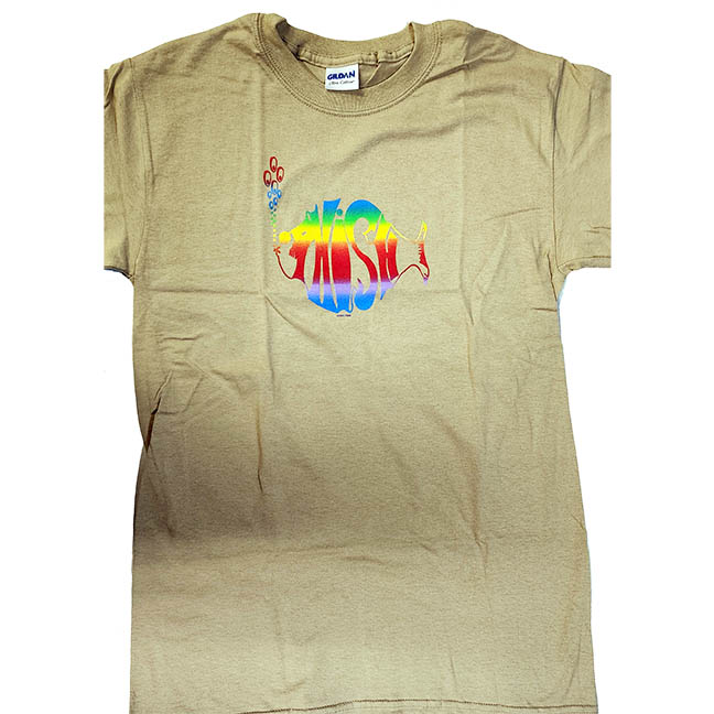 Phish Rainbow Logo Tan Shirt