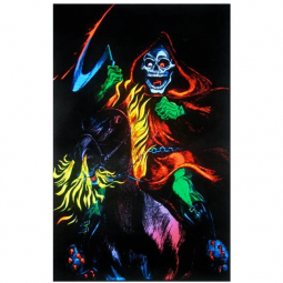 Death Rider Black Light Poster