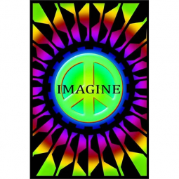 Imagine Black Light Poster