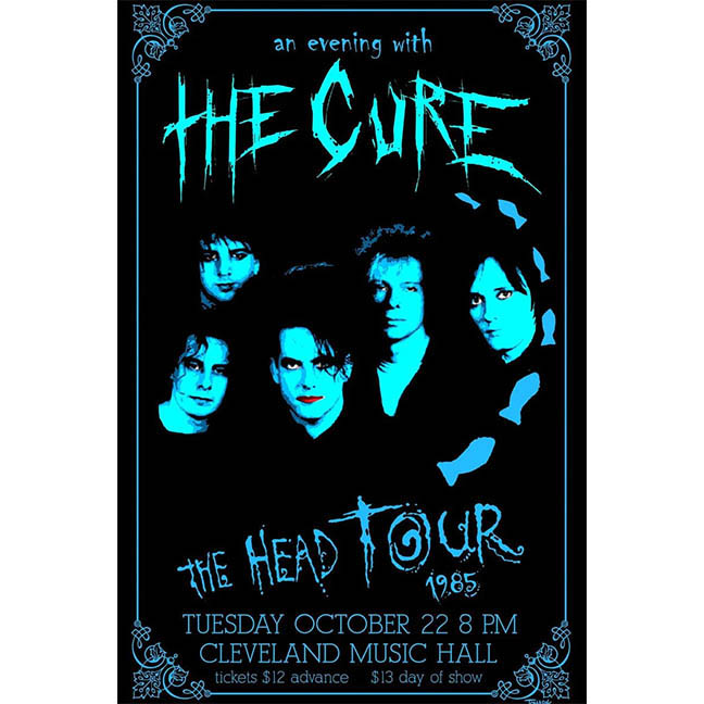 The Cure Head Tour Poster