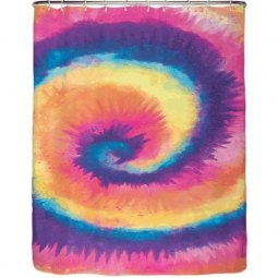 Tie Dye Shower Curtain