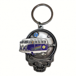 Grateful Dead Space Your Face Bus Metal Key Chain