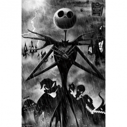 Nightmare Before Christmas Shadows Poster