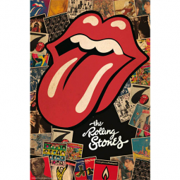 Rolling Stones Collage Poster