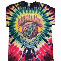Grateful Dead Lithuania Net Tie Dye Shirt