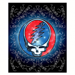 Grateful Dead SYF Galaxy Fleece Blanket