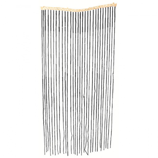 Black Bamboo Door Beads Woodstock Trading Company