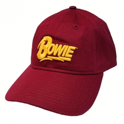 David Bowie Yellow Logo Adjustable Hat