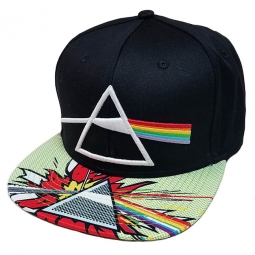 Pink Floyd Dark Side Sublimated Visor Adjustable Hat