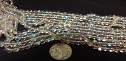 6MM Clear AB Druk (Round) Beads