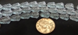 Alexandrite Colored Glass Floral Beads