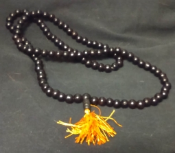 9mm Ebony Wood Mala Beads
