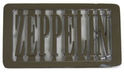 Led Zeppelin Chrome Zeppelin Belt Buckle