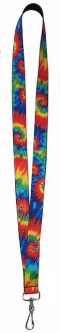 Tie Dye Spiral Lanyard