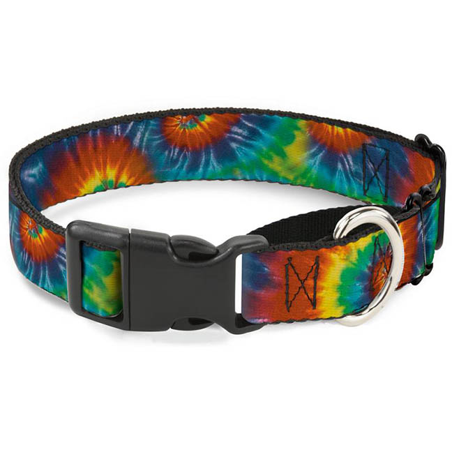 Tie Dye Swirl Martingale Collar Small 915" Woodstock Trading Company