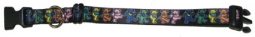 Grateful Dead Dancing Bears 1" Clip Collar Large 15-24"