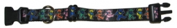 Grateful Dead Dancing Bears 1" Clip Collar Medium 11-16.5"