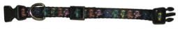 Grateful Dead Dancing Bears .5" Clip Collar Small 7-8.5"