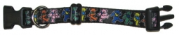 Grateful Dead Dancing Bears 1" Clip Collar Small 9.5-13"