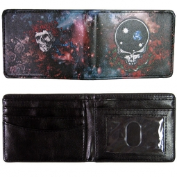 Grateful Dead Space Your Face/Skull & Roses Bi-fold Wallet