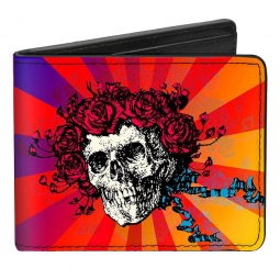Grateful Dead Skull & Roses Bi-fold Wallet