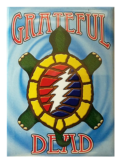 Grateful Dead Terrapin Station RWB Bolt Turtle Lapel Enamel Pin Rock