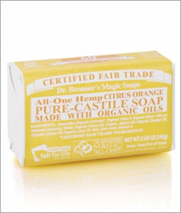 Dr. Bronner's Citrus Orange Bar Soap