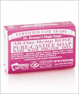 Dr. Bronner's Rose Bar Soap