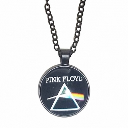 Pink Floyd Dark Side Black Necklace