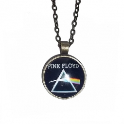 Pink Floyd Dark Side Bronze Necklace