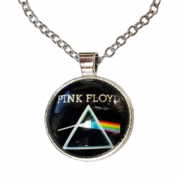 Pink Floyd Dark Side Silver Necklace