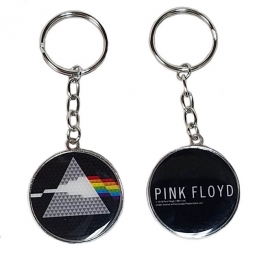 Pink Floyd Dark Side Triangle Pixels Metal Key Chain