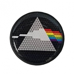 Pink Floyd Dark Side Triangle Pixels Pin