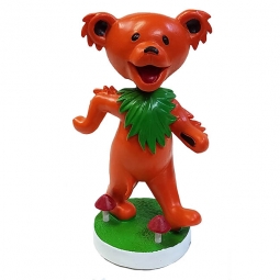Grateful Dead Dancing Bear Orange Bobblehead