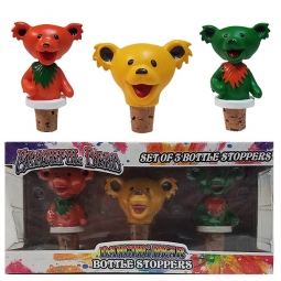 Grateful Dead Dancing Bear OYG Bottle Stopper Set