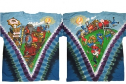 Grateful Dead Casey Jones Tie Dye Shirt