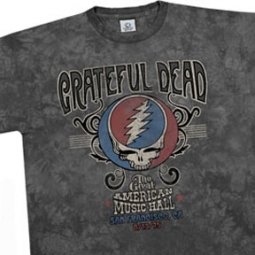 Grateful Dead American Music Hall 1975 Tie Dye Shirt